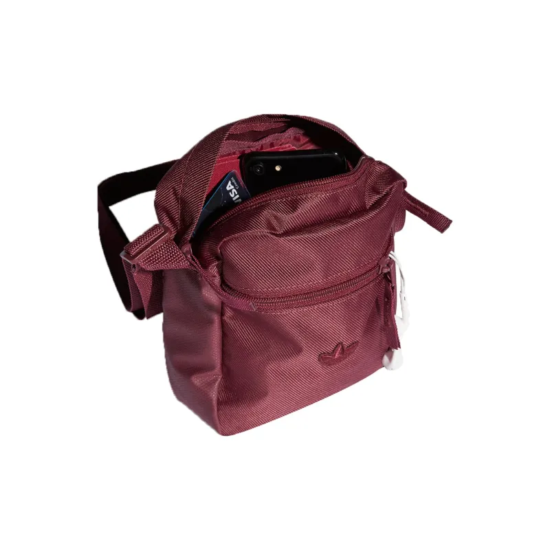 Adidas Originals Recycled Polyester Sports Bag, Shoulder Bag Unisex Victory Red-1