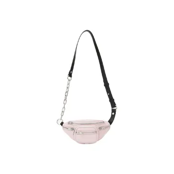 Alexander Wang Attica Sheepskin One Shoulder Crossbody Bag, Sling Bag, Fanny Pack Mini Women's Pink