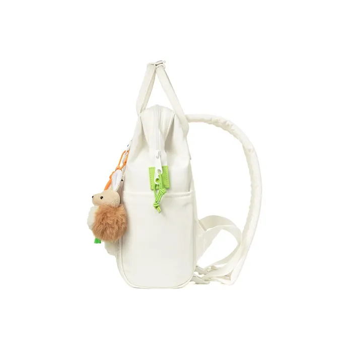 MR.ACE HOMME Polyester Portable Backpack Regular Women's White/Green-20