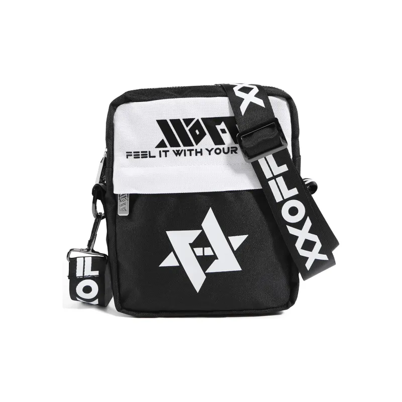 XXOFF Fabric Crossbody Bag Regular Unisex Black/Lake Green-1