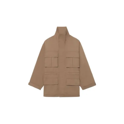 AMIPARIS Parka Coats Men Khaki