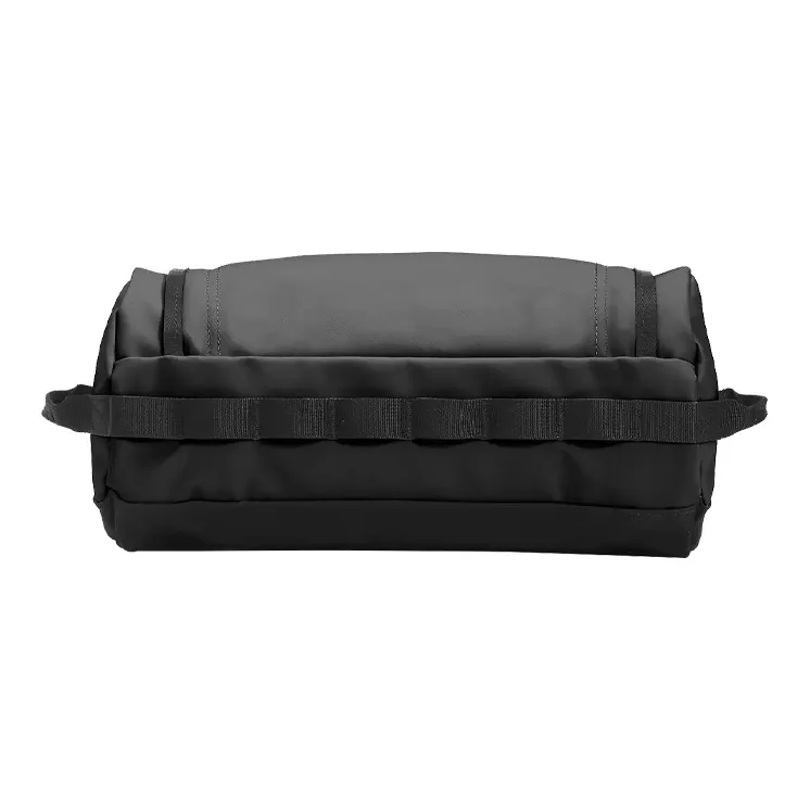 THE NORTH FACE Nylon Fabric Toiletry Bag, Handbag Large Size Unisex Black-1
