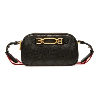BALLY Vestige Cow Leather Shoulder Bag, Crossbody Bag Mini Women's Black