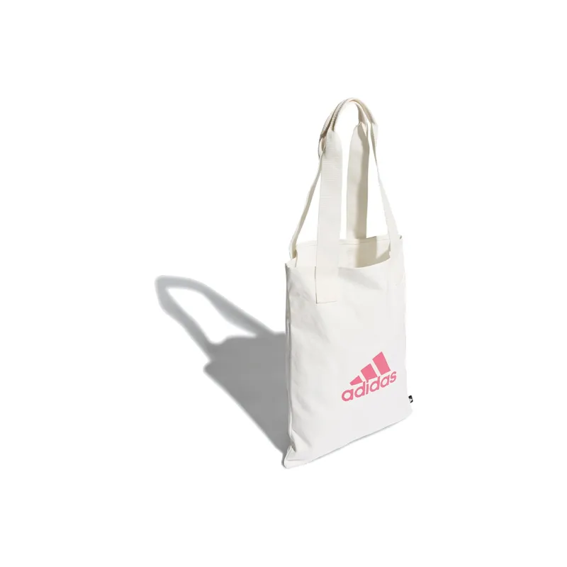 Adidas Cotton Tote Bag Shopping Bag Shoulder Bags Regular Unisex White-1
