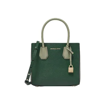 MICHAEL KORS Mercer Artificial Leather Crossbody Bags Handbags Medium Size Women's Green Multicolor