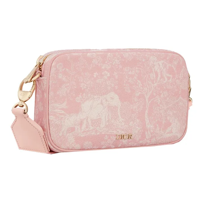 DIOR Canvas Messenger Bag Combo Bag Shoulder Bag Crossbody Bag Kids' Bag Kids' Pink-2