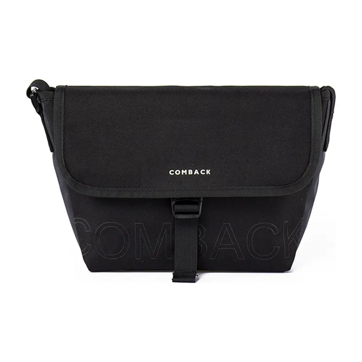 COMBACK Polyester Messenger Bag, Shoulder Bag, Crossbody Bag Trumpets Unisex Black-1