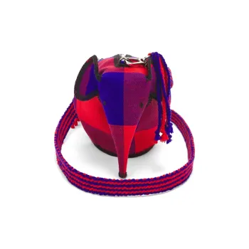 LOEWE Fabric Handheld Shoulder Bag Crossbody Bag Regular Women's Red Blue Multicolor