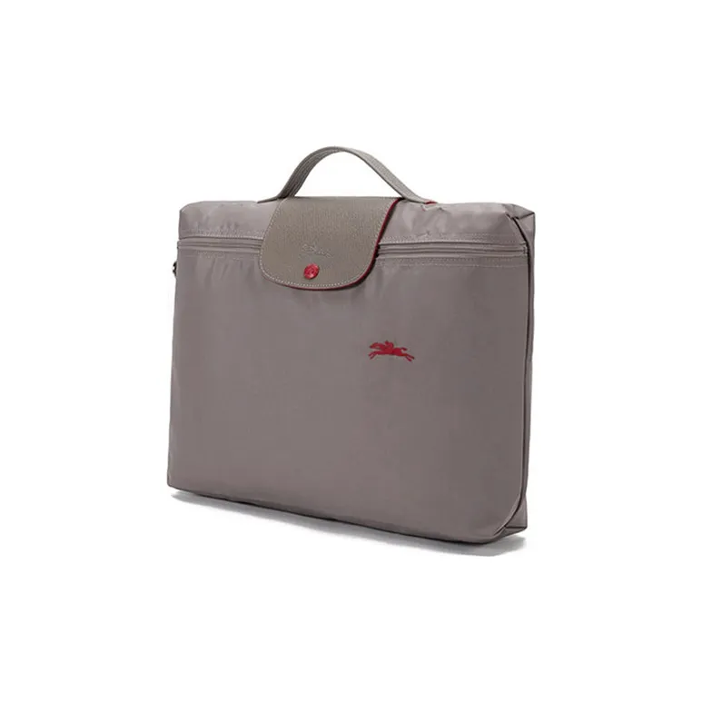 LONGCHAMP Le Pliage Club Fabric Handbags Briefcases Small Size Unisex Brown-1