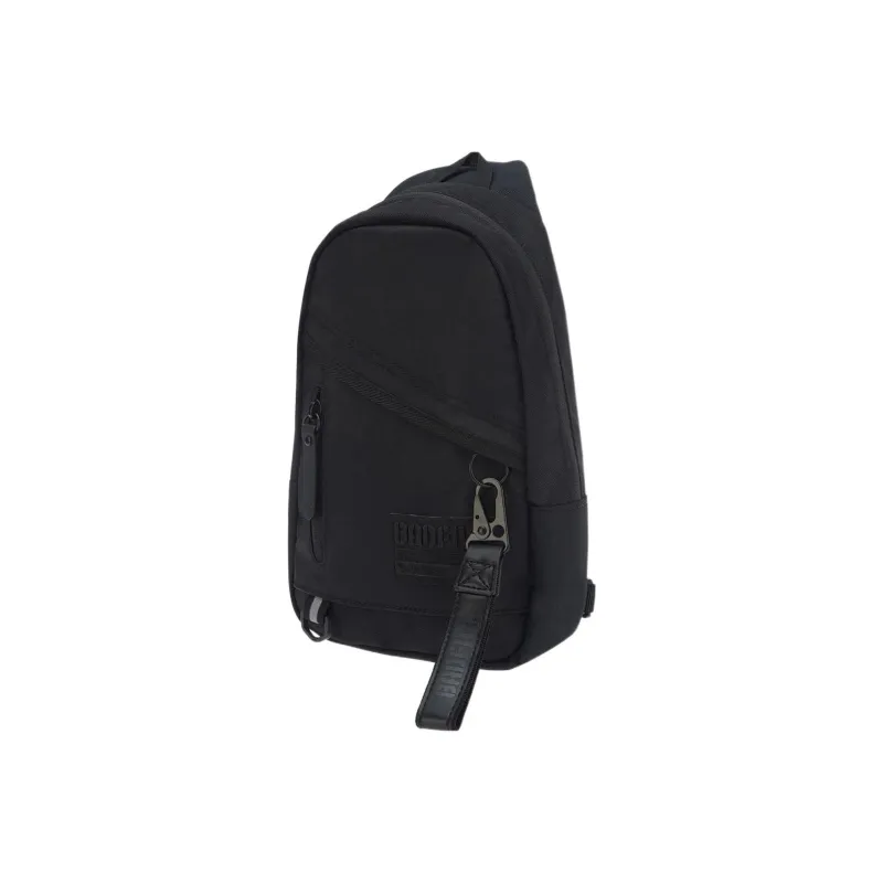 LiNing Fabric Fanny Pack, Crossbody Bag, Sling Bag Unisex Black-0