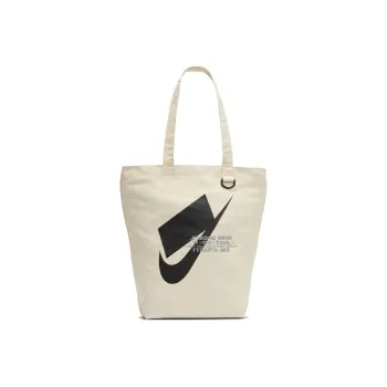 Nike Heritage Cotton Tote Bag, Shopping Bag Regular Unisex White