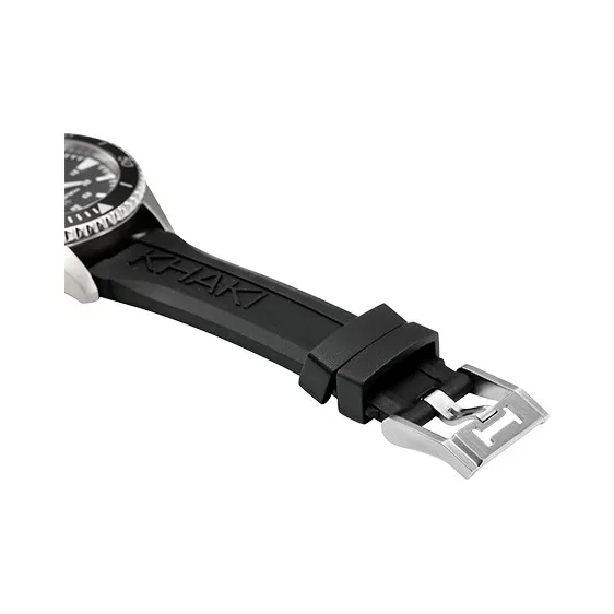 HAMILTON Automatic Mechanical Movement Men's Watches Watch 40mm Black Dial Stainless Steel Watch Case Rubber Strap-3