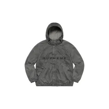 Supreme Overdyed Twill Hooded Jacket - POIZON