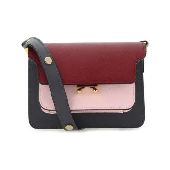 MARNI Trunk Calfskin Trunk Bag Shoulder Bag Crossbody Bag Mini Women's Red/Pink