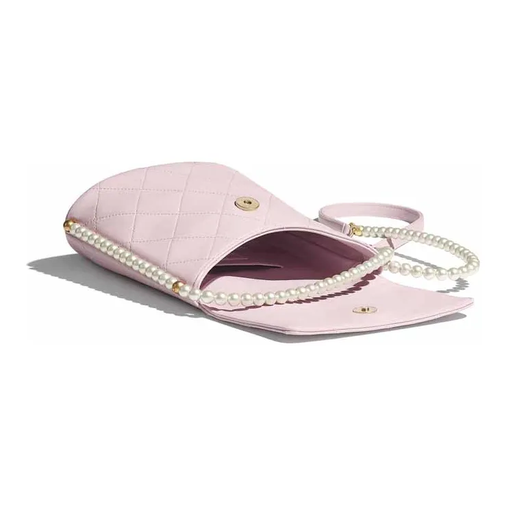 CHANEL Gabrielle Calfskin Hobo Bag, Shoulder Bag, Crossbody Bag Women's Light Pink Red-2