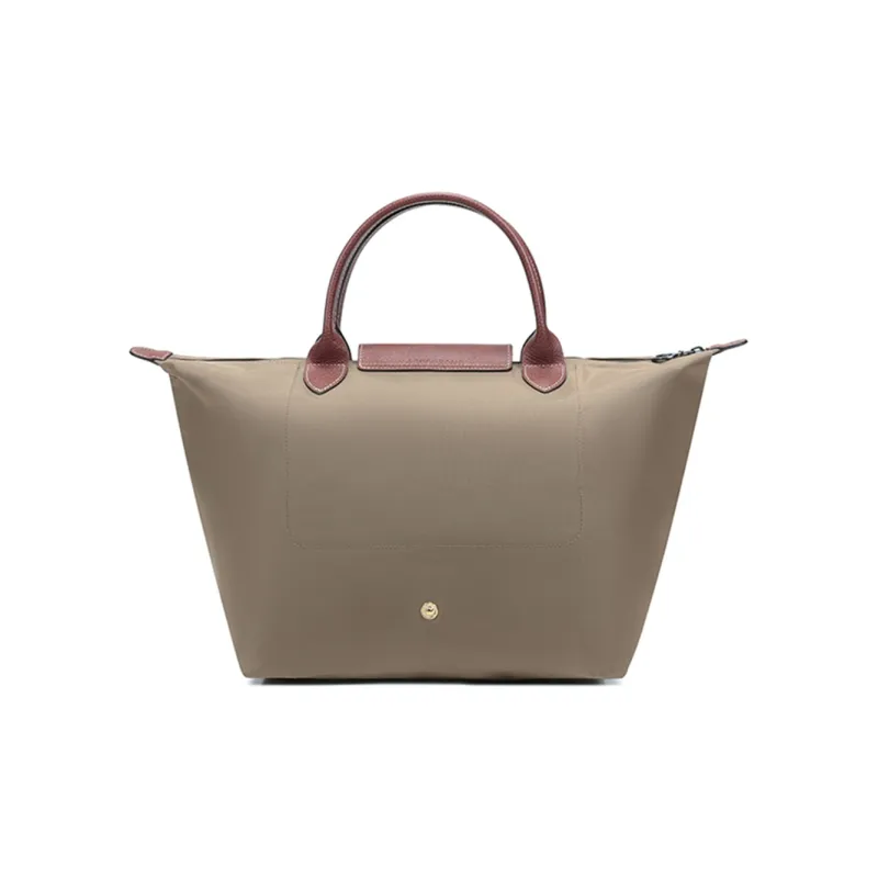 LONGCHAMP Le Pliage Fabric Dumpling Bag Handbags Medium Size Women's Sand Earth Tone-3