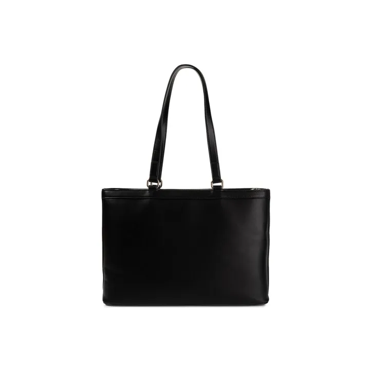 MOSCHINO Artificial Leather Tote Bag Shopping Bag Handbag Women's Black-1