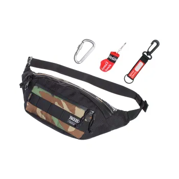 Rough Enough Nylon Fabric Sling Bags One Shoulder Crossbody Fanny Pack Regular Unisex Camouflage