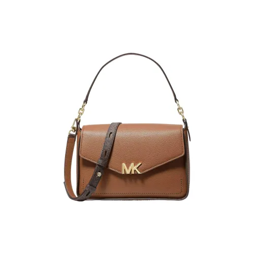 MICHAEL KORS Sylvia Leather Handbag Shoulder Bag Crossbody Bag Women's Caramel Brown
