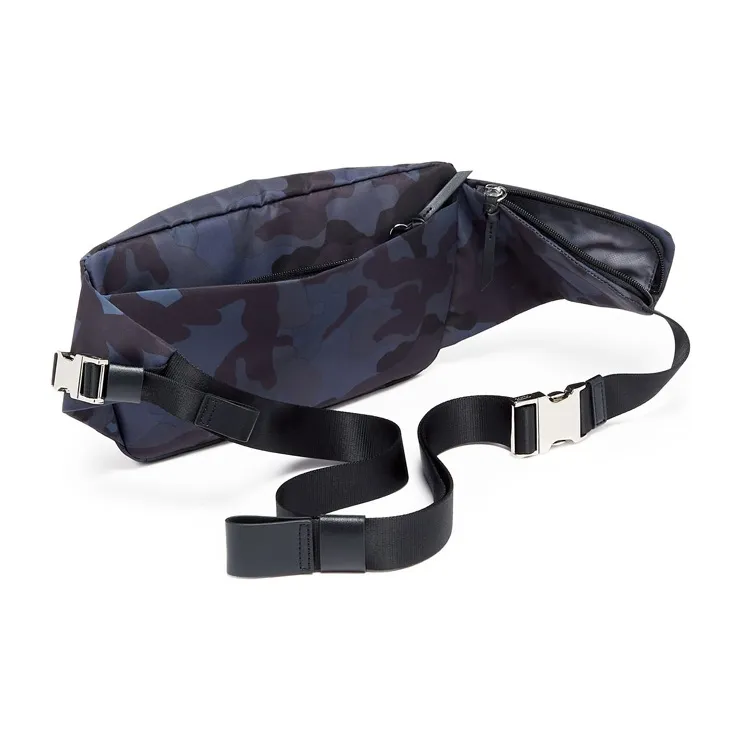 TUMI Elastic Nylon One Shoulder Crossbody Sling Bags Men's Camouflage Blue-2