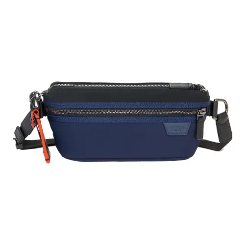 TUMI Polyamide Shoulder Bag, Crossbody Bag, Sling Bag, Fanny Pack Men's Blue
