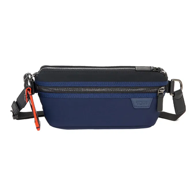 TUMI Polyamide Shoulder Bag, Crossbody Bag, Sling Bag, Fanny Pack Men's Blue-0