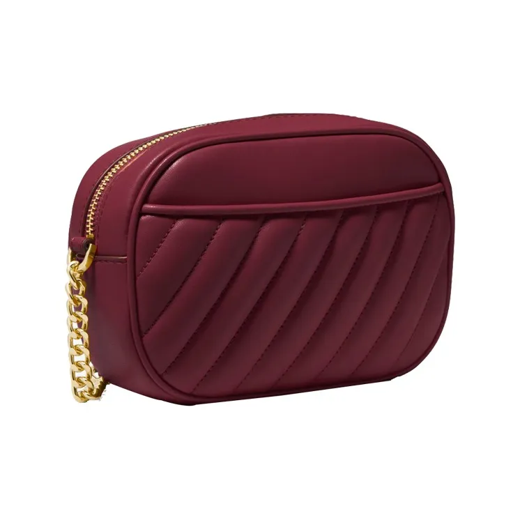 MICHAEL KORS Rose Polyurethane Camera Bag Shoulder Bag Crossbody Bag Small Size Women's Burgundy-1