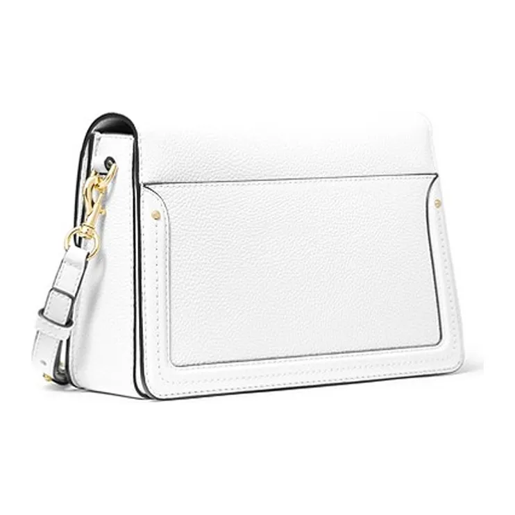 MICHAEL KORS Jessie Leather Crossbody Bag, Shoulder Bag Women's White-1