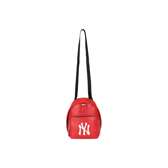 MLB New York Yankees Cotton Double Shoulder Crossbody Bag Regular Unisex Red-5
