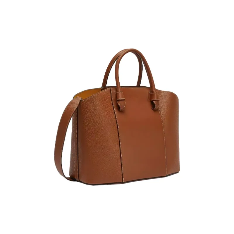Furla Cow Leather Portable Crossbody Bag, Shoulder Bag Tubas Women's Brown-1
