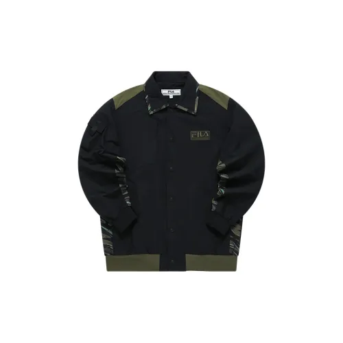 FILA FUSION X WM White Mountain Collaboration Jackets Men Pitch Black