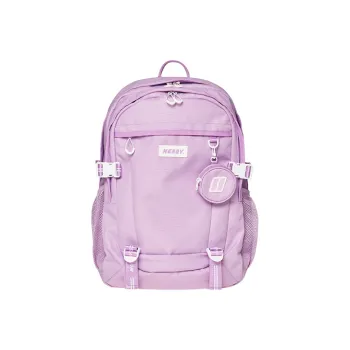 NERDY Polyester Travel Bags Backpack Regular Unisex Light Purple