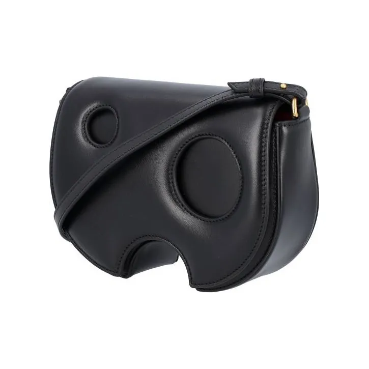 OFF WHITE Leather Card Holder Women's Black-1