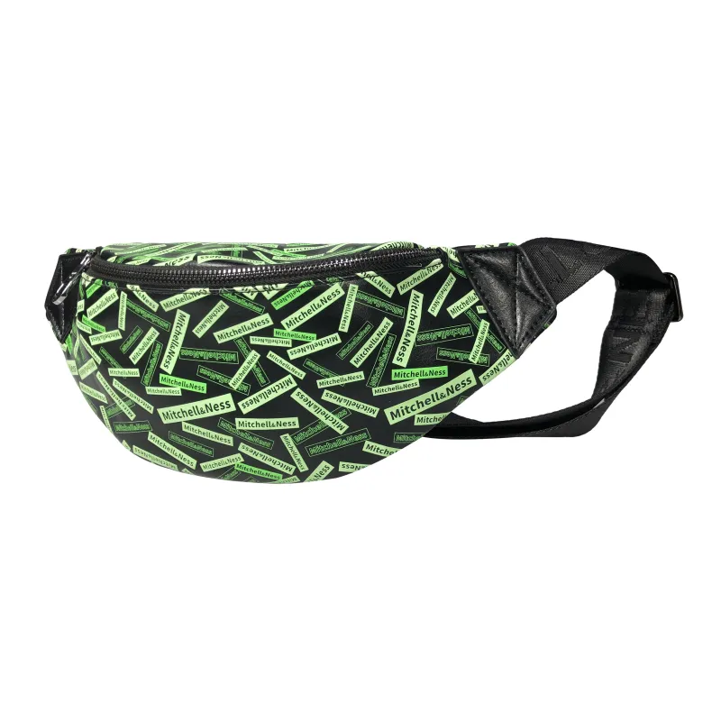 Mitchell Ness Fanny Packs Green-1