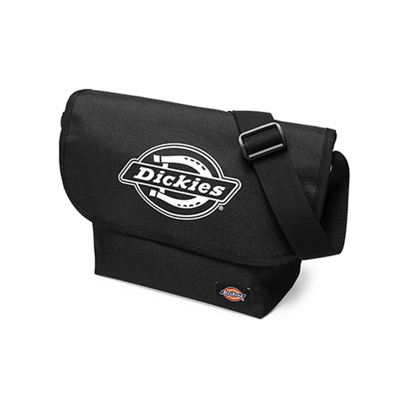 Dickies Polyester Messenger Bag Shoulder Bag Crossbody Bag Medium Size Unisex Black-1