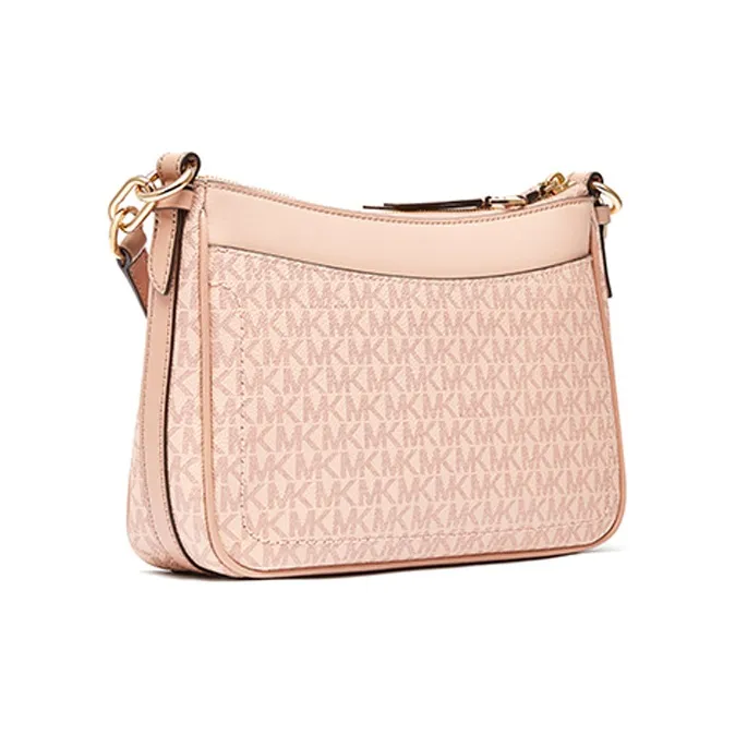 MICHAEL KORS Jet Set Charm Artificial Leather Shoulder Bag, Crossbody Bag Medium Size Women's Pink-1