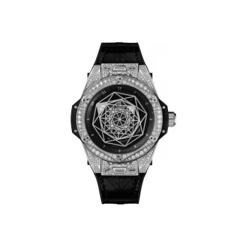 HUBLOT BIG BANG Collection Automatic Mechanical Movement Men's Watches Watch 39mm Black Dial Stainless Steel Case