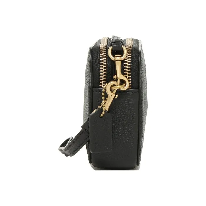 COACH Kira Leather Crossbody Bag, Wallet, Clutch Women's Black-2