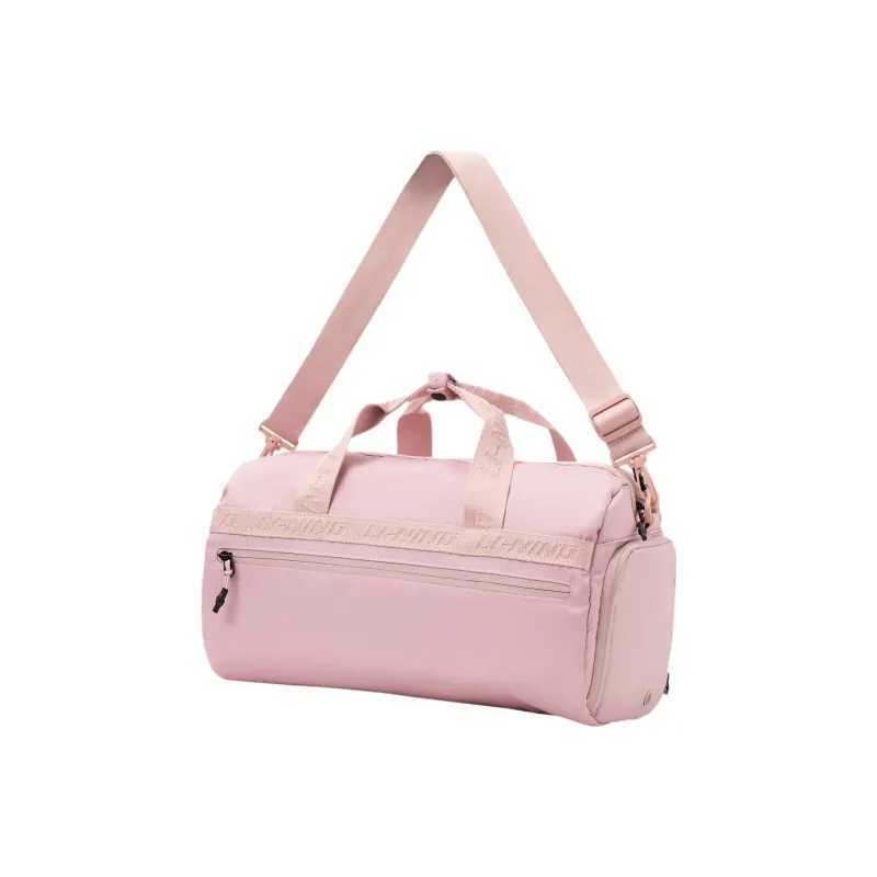 LiNing Fabric Travel Bag, Bucket Bag, Gym Bag Unisex Cherry Blossom Pink-2