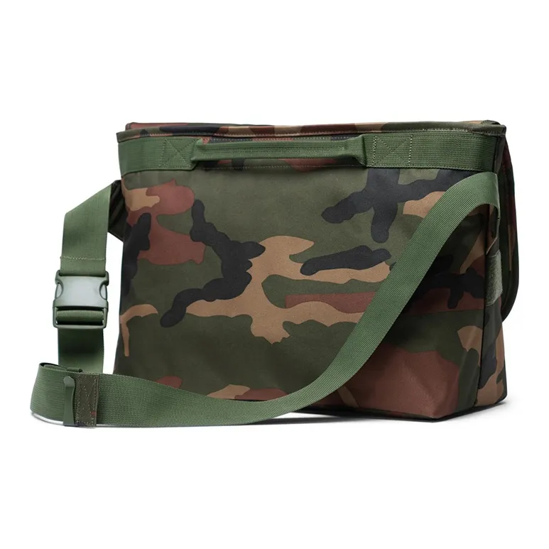 Herschel Polyester Messenger Bag Shoulder Bag Crossbody Bag Medium Size Unisex Forest Green Camouflage-2