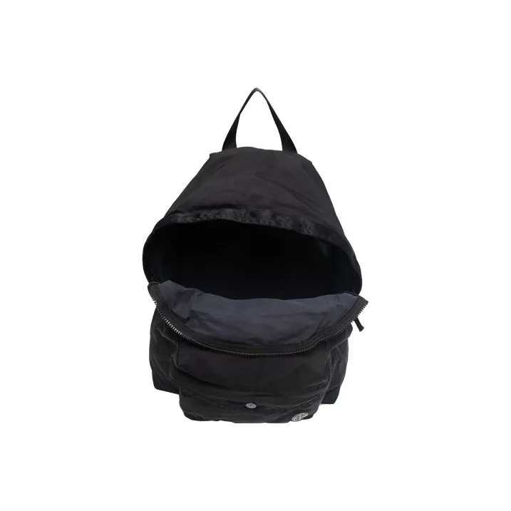 STONE ISLAND Polyurethane Resin Backpack Men's Black-3