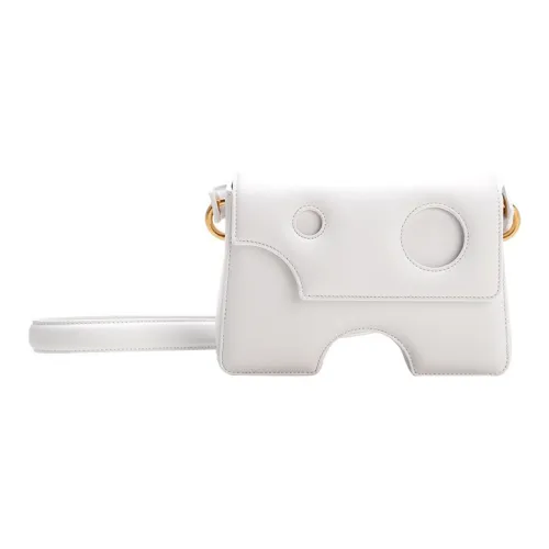OFF WHITE Burrow 22 Shoulder Bag White