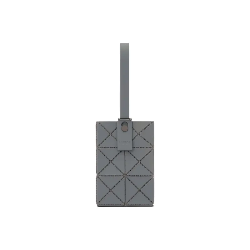ISSEY MIYAKE Vinyl Chloride Resin Wallet Key Pouch Handbag Mini Women's Gray-0