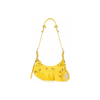 Balenciaga Le Cagole Shoulder Bag Xs Yellow