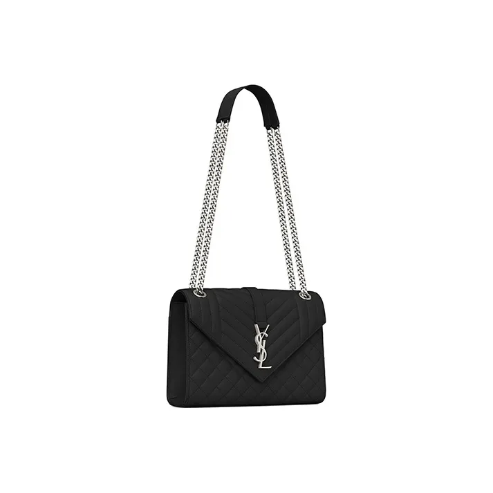 Yves Saint Laurent Envelope Medium Shoulder Bag Women's Black-1