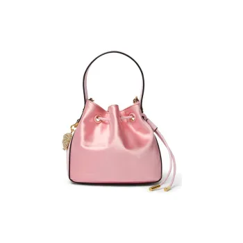 VERSACE La Medusa Silk Bucket Bag Handbag Shoulder Bag Crossbody Bag Women's Pink