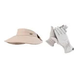 Khaki+Sun Protection Gloves