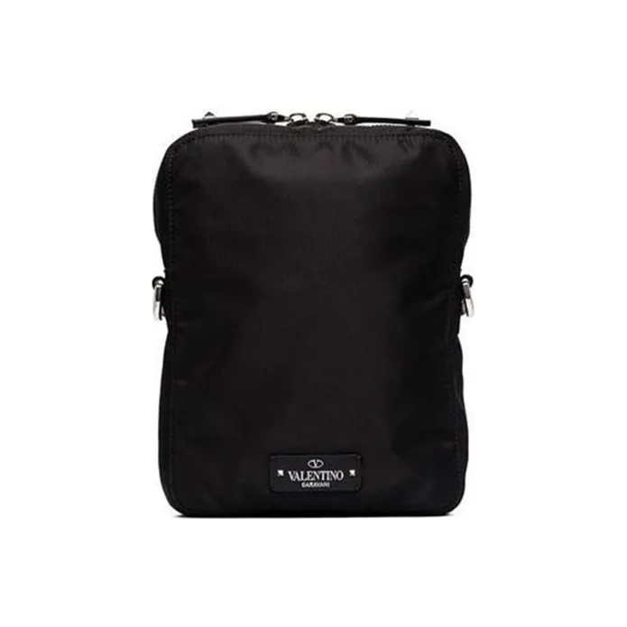 Valentino Polyamide Messenger Bag Shoulder Bag Crossbody Bag Regular Men's Black-2
