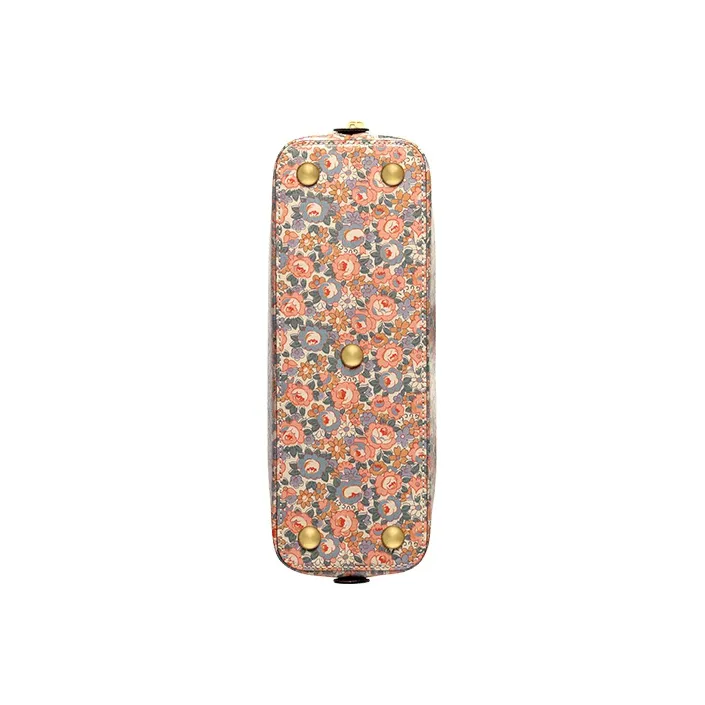 GUCCI Liberty Collaboration Leather Dome Bag, Shoulder Bag, Crossbody Bag, Handbag Medium Size Women's Multicolor-4