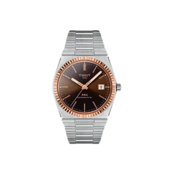 TISSOT PRX Collection Automatic Mechanical Movement Men's Watches Watch 40mm Coffee Watch Dial T931.407.41.291.00